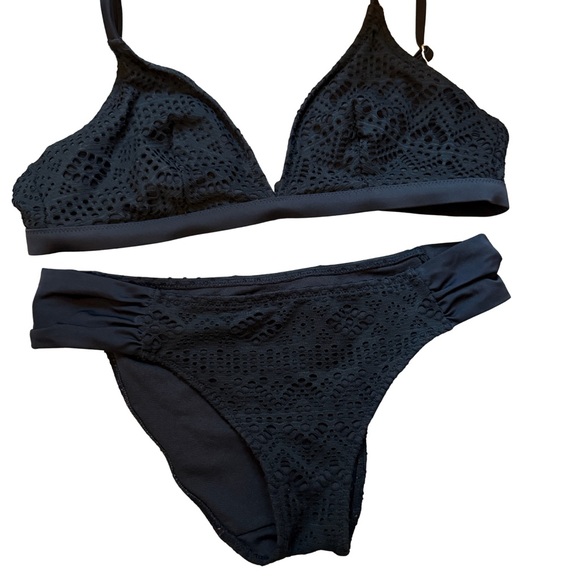 Adore Me Midnight Lace Bikini Set - Picture 1 of 3